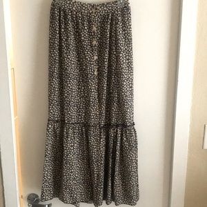 Never Worn Long Floral Skirt